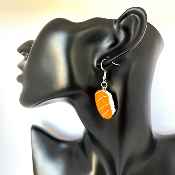 Sushi Earrings - Sashimi Earrings - Japanese Earrings - Asian Earrings - Picture 9 of 10